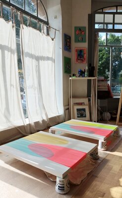 Tanja Hoffmann dans le studio: Herzlich Willkommen in meinem Studio : Work in progress 2025
