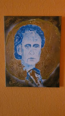 Ursula Gnech nello studio