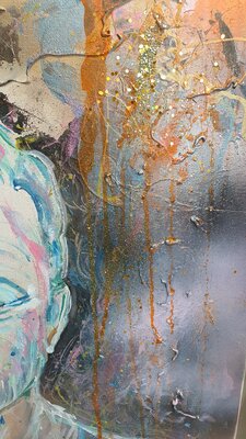 Ursula Gnech nello studio