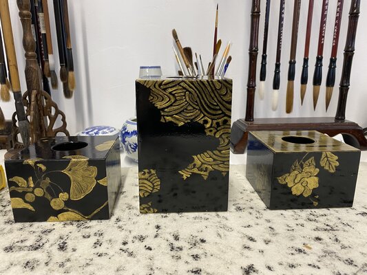 Meizi Wang in de studio