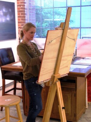 Cynthia Grow dans le studio: Cynthia Grow in the studio - U.S.