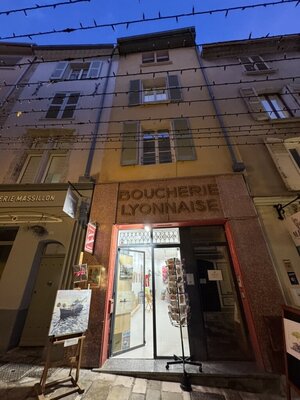 Angie Brooksby-Arcangioli in the Studio: The Nouvelle Galerie Massillon in Hyères on the French Riviera, where I paint and sell my work and selected other artists. The gallery was given to me by a long time sponsor.