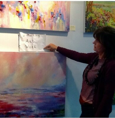 Therese O'Keeffe en el estudio: Exhibition 2018