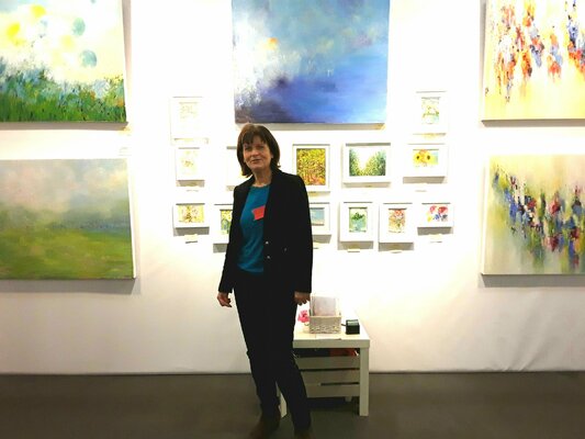 Therese O'Keeffe en el estudio: Exhibition 2019