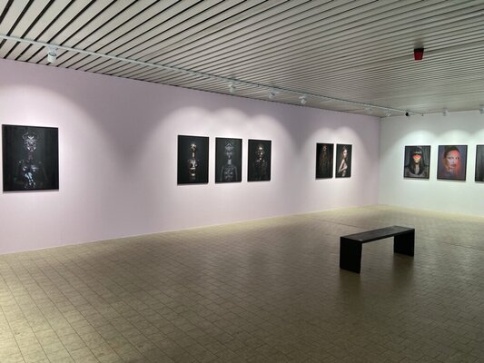 Corinna Holthusen en el estudio