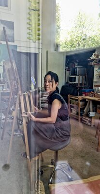 Annco Miura in de studio: Atelier à Paris