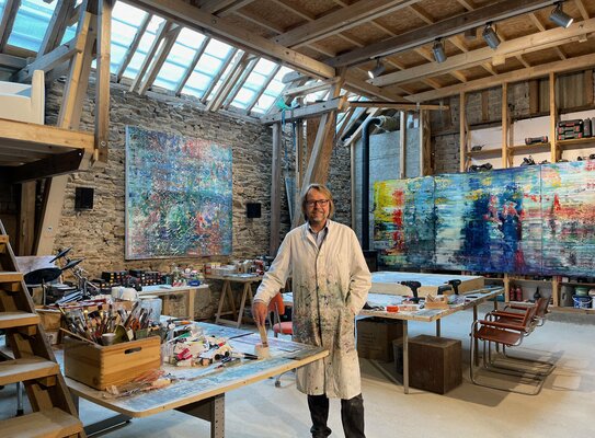 Robert H N Rich im Studio