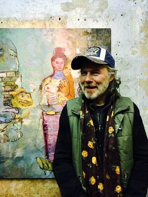 Steve Binetti in de studio: Foto by C. Hebold