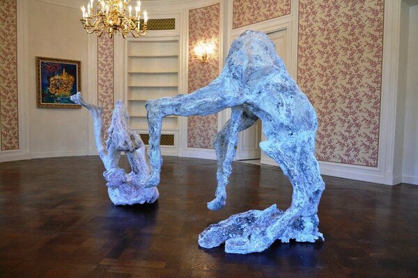 Ramal Kazim in de studio: My sculptures in Paris,France