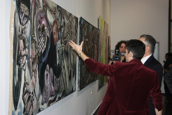 Ramal Kazim in de studio