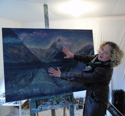 Kate Williamson nello studio