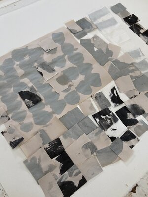 Chantal Cartier in the Studio