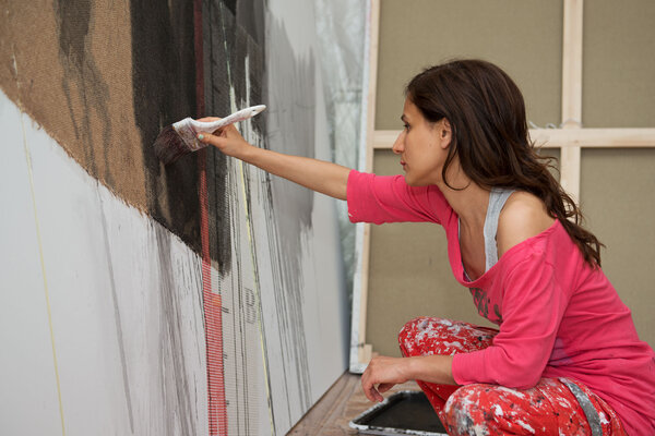 Dušica Pejić in de studio