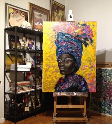 Emil Aziz nello studio