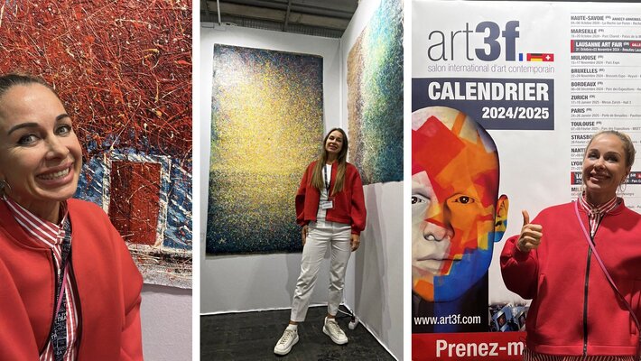 Nadiia Antoniuk in de studio