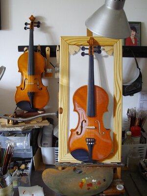 Jean-Pierre Walter in the Studio: Où je peins // Where I paint.