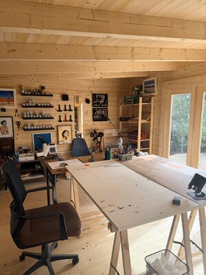 David Albert dans le studio: atelier 3