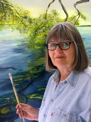 Ute Roehe nello studio: A look in my studio.