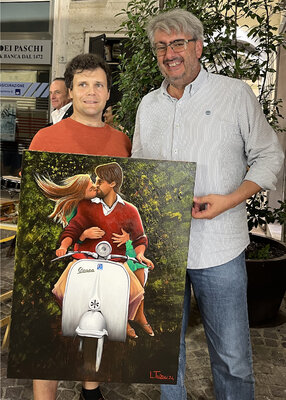 Lorenzo Turini in the Studio