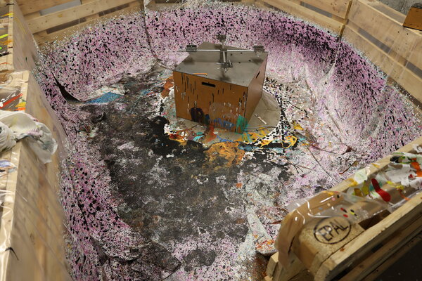 Giovanni De Luca in de studio