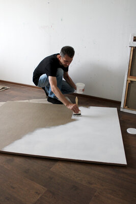Andrei Sitsko in de studio