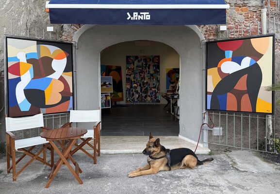 Federico Pinto Schmid im Studio: Atelier , Porto Ercole