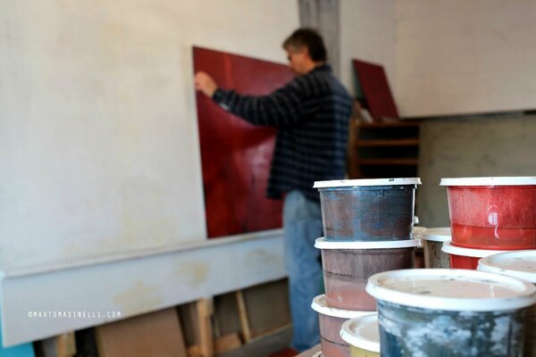 Denis De Mot en el estudio