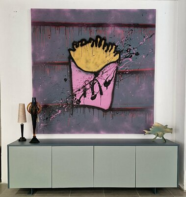 Alessio Luzzi in de studio