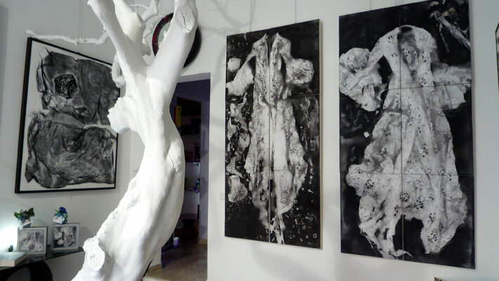 Milena Nicosia im Studio: Alcune mie opere nel mio studio