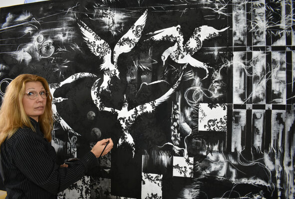 Milena Nicosia im Studio