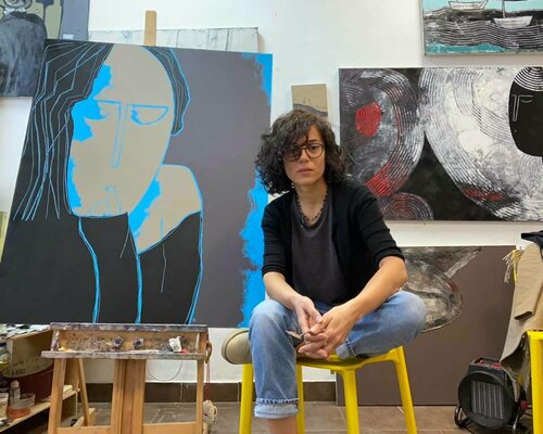 Tatiana Harizanova in the Studio