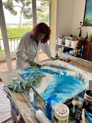 Sonia Di Maccio in the Studio