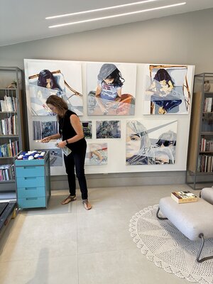 Maristela Ribeiro in the Studio