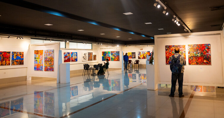 CR Shelare nello studio: "Shutter to stroke" An Exhibition of Painting & Fine Art Photography  At RAJA RAVI VARMA ART GALLERY, PUNE 6 to 11th February 2024,