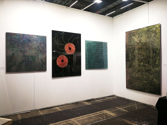 Volker W. Hamann in the Studio: DISCOVERY ART FAIR FRANKFURT