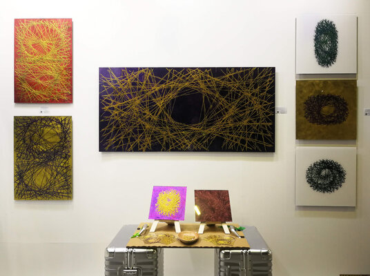Volker W. Hamann in the Studio: WORLD ART DUBAI