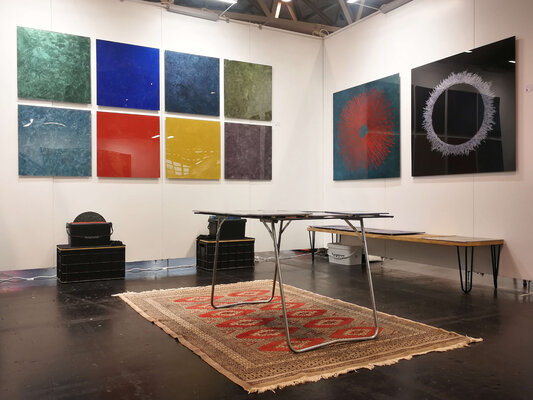 Volker W. Hamann in the Studio: DISCOVERY ART FAIR FRANKFURT