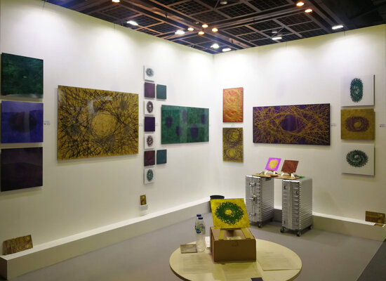 Volker W. Hamann in the Studio: WORLD ART DUBAI