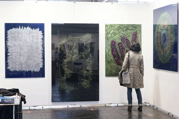 Volker W. Hamann in the Studio: DISCOVERY ART FAIR FRANKFURT