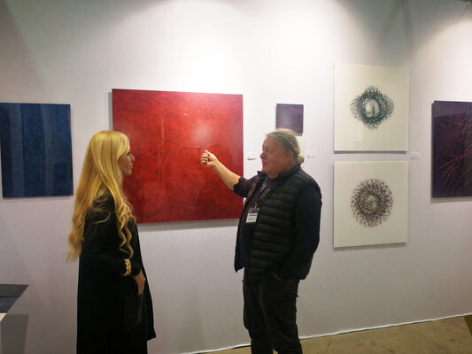 Volker W. Hamann in the Studio: ARTFAIR LUXEMBOURG