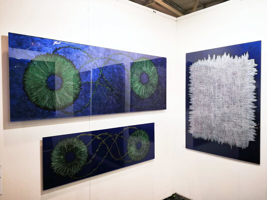 Volker W. Hamann in the Studio: DISCOVERY ART FAIR FRANKFURT