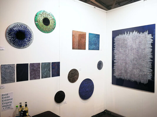 Volker W. Hamann in the Studio: DISCOVERY ART FAIR FRANKFURT
