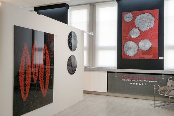 Volker W. Hamann in the Studio: Ausstellung UPDATE Galerie Keim Stuttgart