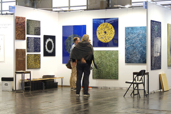 Volker W. Hamann in the Studio: DISCOVERY ART FAIR FRANKFURT