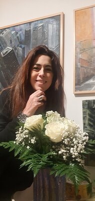 Monica Catto in the Studio: Un mio collezionista mi ha mandato un  omaggio