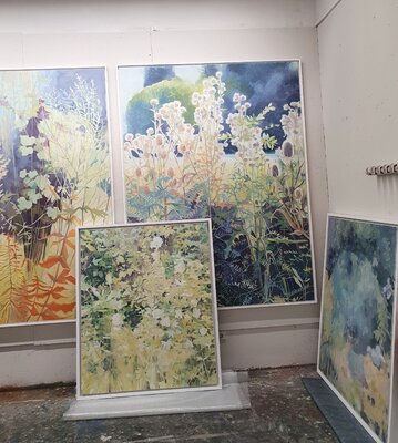 Tamara Siebert in de studio