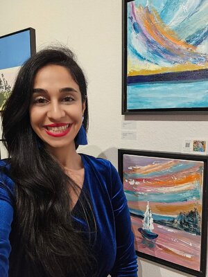 Anisa Zafar en el estudio