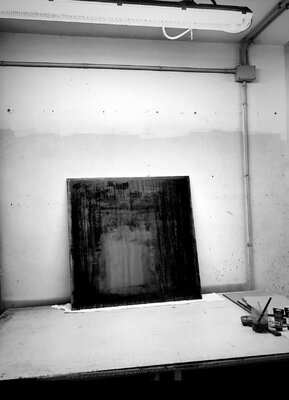 Renzo Buggiani nello studio: Laboratorio 2