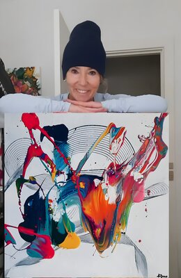 Kasia Jans in the Studio