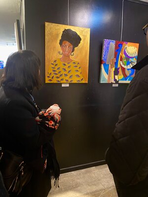 Muriel Ho Paintings in the Studio: « Julie Scolastique «  à la galerie Thuillier Paris jusqu’au 6 mars 2025